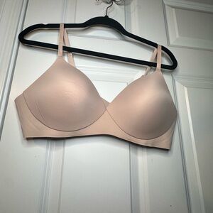 Elegant Cream Wireless Bra